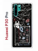 Чехол-накладка Huawei P30 Pro (580674) Kruche PRINT Кот Питер