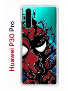 Чехол-накладка Huawei P30 Pro (580674) Kruche PRINT Spider-Man-Venom