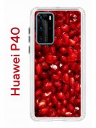 Чехол-накладка Huawei P40 (583862) Kruche PRINT Гранат