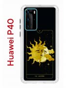 Чехол-накладка Huawei P40 (583862) Kruche PRINT Tarot Lovers