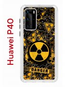 Чехол-накладка Huawei P40 (583862) Kruche PRINT Danger