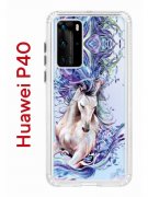 Чехол-накладка Huawei P40 Kruche Print Грация