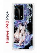 Чехол-накладка Huawei P40 Pro+ Kruche Print Грация