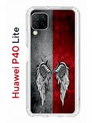 Чехол-накладка Huawei P40 Lite Kruche Print Крылья