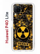 Чехол-накладка Huawei P40 Lite Kruche Print Danger