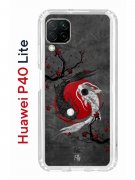 Чехол-накладка Huawei P40 Lite Kruche Print Гармония