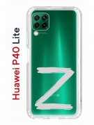 Чехол-накладка Huawei P40 Lite Kruche Print Zet