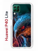 Чехол-накладка Huawei P40 Lite Kruche Print Орел