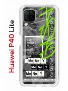 Чехол-накладка Huawei P40 Lite  (588940) Kruche PRINT Money Easy