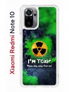 Чехол-накладка Xiaomi Redmi Note 10/Redmi Note 10S Kruche Print Toxic
