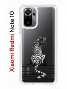 Чехол-накладка Xiaomi Redmi Note 10 (596589) Kruche PRINT Tiger