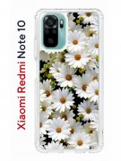 Чехол-накладка Xiaomi Redmi Note 10/Redmi Note 10S Kruche Print Ромашки