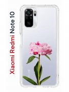 Чехол-накладка Xiaomi Redmi Note 10 Kruche Print Пион