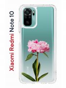 Чехол-накладка Xiaomi Redmi Note 10 Kruche Print Пион