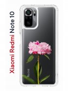 Чехол-накладка Xiaomi Redmi Note 10 Kruche Print Пион