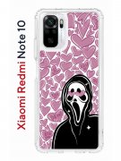 Чехол-накладка Xiaomi Redmi Note 10/Redmi Note 10S Kruche Print Любовь и Крик
