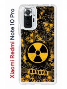 Чехол-накладка Xiaomi Redmi Note 10 Pro Kruche Print Danger