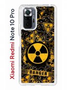 Чехол-накладка Xiaomi Redmi Note 10 Pro Kruche Print Danger