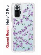 Чехол-накладка Xiaomi Redmi Note 10 Pro Kruche Print Сакура