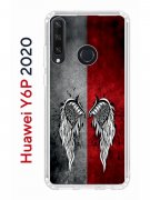 Чехол-накладка Huawei Y6p 2020 Kruche Print Крылья