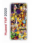 Чехол-накладка Huawei Y6p 2020 (588946) Kruche PRINT Симпсоны
