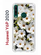 Чехол-накладка Huawei Y6p 2020 Kruche Print Ромашки