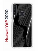 Чехол-накладка Huawei Y6p 2020 (588946) Kruche PRINT Line black