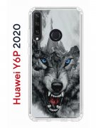 Чехол-накладка Huawei Y6p 2020 Kruche Print Волк