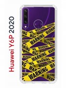 Чехол-накладка Huawei Y6p 2020 Kruche Print Warning