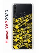 Чехол-накладка Huawei Y6p 2020 Kruche Print Warning