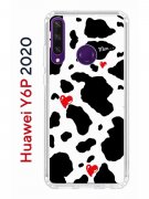 Чехол-накладка Huawei Y6p 2020 Kruche Print Корова