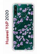 Чехол-накладка Huawei Y6p 2020 Kruche Print Сакура