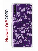 Чехол-накладка Huawei Y6p 2020 Kruche Print Сакура