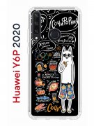 Чехол-накладка Huawei Y6p 2020 (588946) Kruche PRINT Кот Сочи