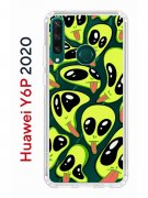 Чехол-накладка Huawei Y6p 2020 Kruche Print Инопланетянин