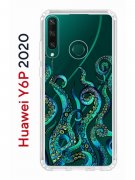 Чехол-накладка Huawei Y6p 2020 (588946) Kruche PRINT Щупальца