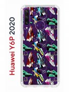 Чехол-накладка Huawei Y6p 2020 (588946) Kruche PRINT Кроссы Nike Air Max