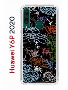 Чехол-накладка Huawei Y6p 2020 Kruche Print Граффити