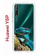 Чехол-накладка Huawei Y8P/Honor 30i/Huawei P Smart S 2020 Kruche Print Змея