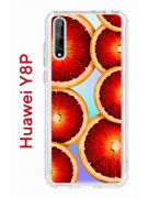 Чехол-накладка Huawei Y8P (588945) Kruche PRINT Orange