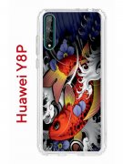 Чехол-накладка Huawei Y8P (588945) Kruche PRINT Кои