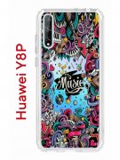 Чехол-накладка Huawei Y8P (588945) Kruche PRINT Music
