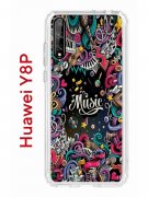 Чехол-накладка Huawei Y8P (588945) Kruche PRINT Music