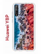 Чехол-накладка Huawei Y8p/Honor 30i/Huawei P Smart S 2020 Kruche Print Морской берег