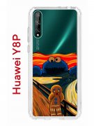 Чехол-накладка Huawei Y8P (588945) Kruche PRINT Cookie Scream