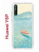 Чехол-накладка Huawei Y8P/Honor 30i/Huawei P Smart S 2020 Kruche Print озеро цветов