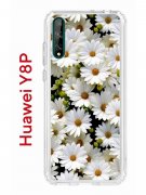 Чехол-накладка Huawei Y8P/Honor 30i/Huawei P Smart S 2020 Kruche Print Ромашки
