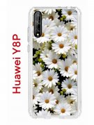 Чехол-накладка Huawei Y8P/Honor 30i/Huawei P Smart S 2020 Kruche Print Ромашки