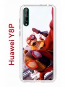 Чехол-накладка Huawei Y8P (588945) Kruche PRINT Человек паук