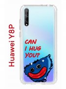Чехол-накладка Huawei Y8P/Honor 30i/Huawei P Smart S 2020 Kruche Print CAN I HUG YOU